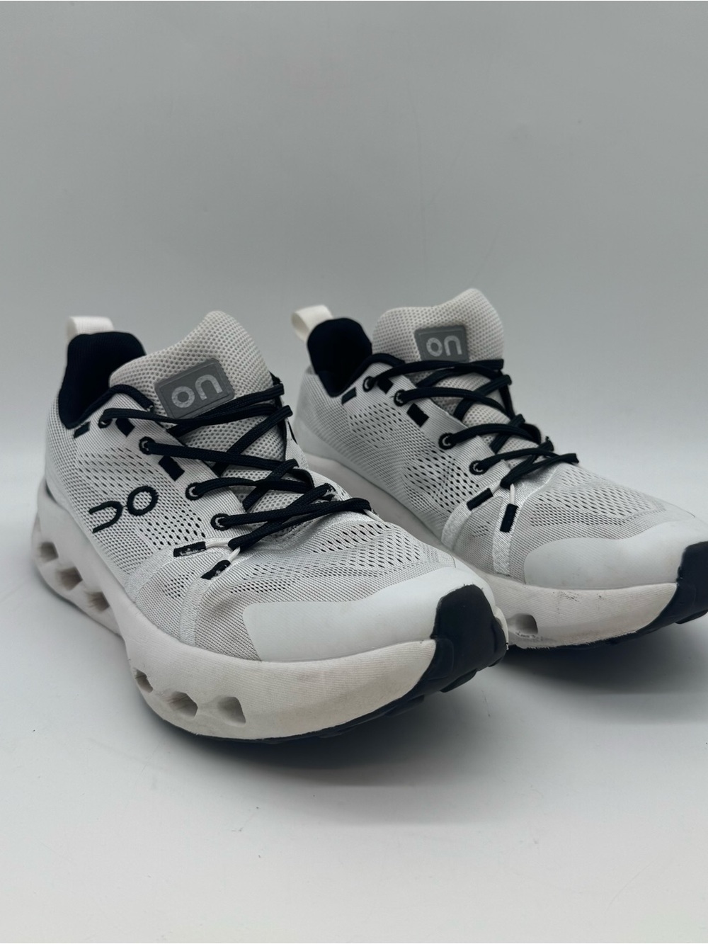 On Running Kids Sneakers in White and Black